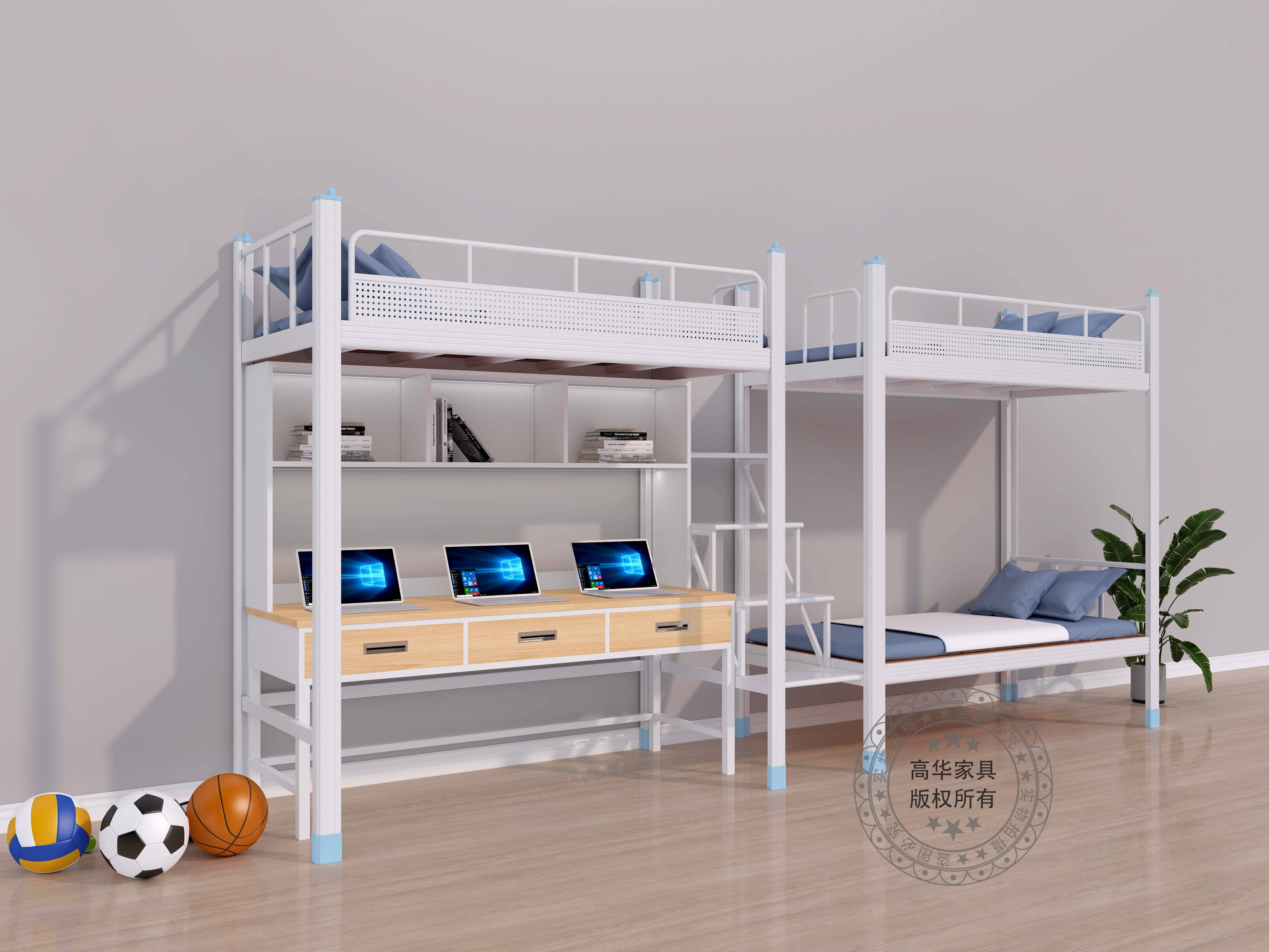 兩連三位中上走梯公寓床-GH-G-043