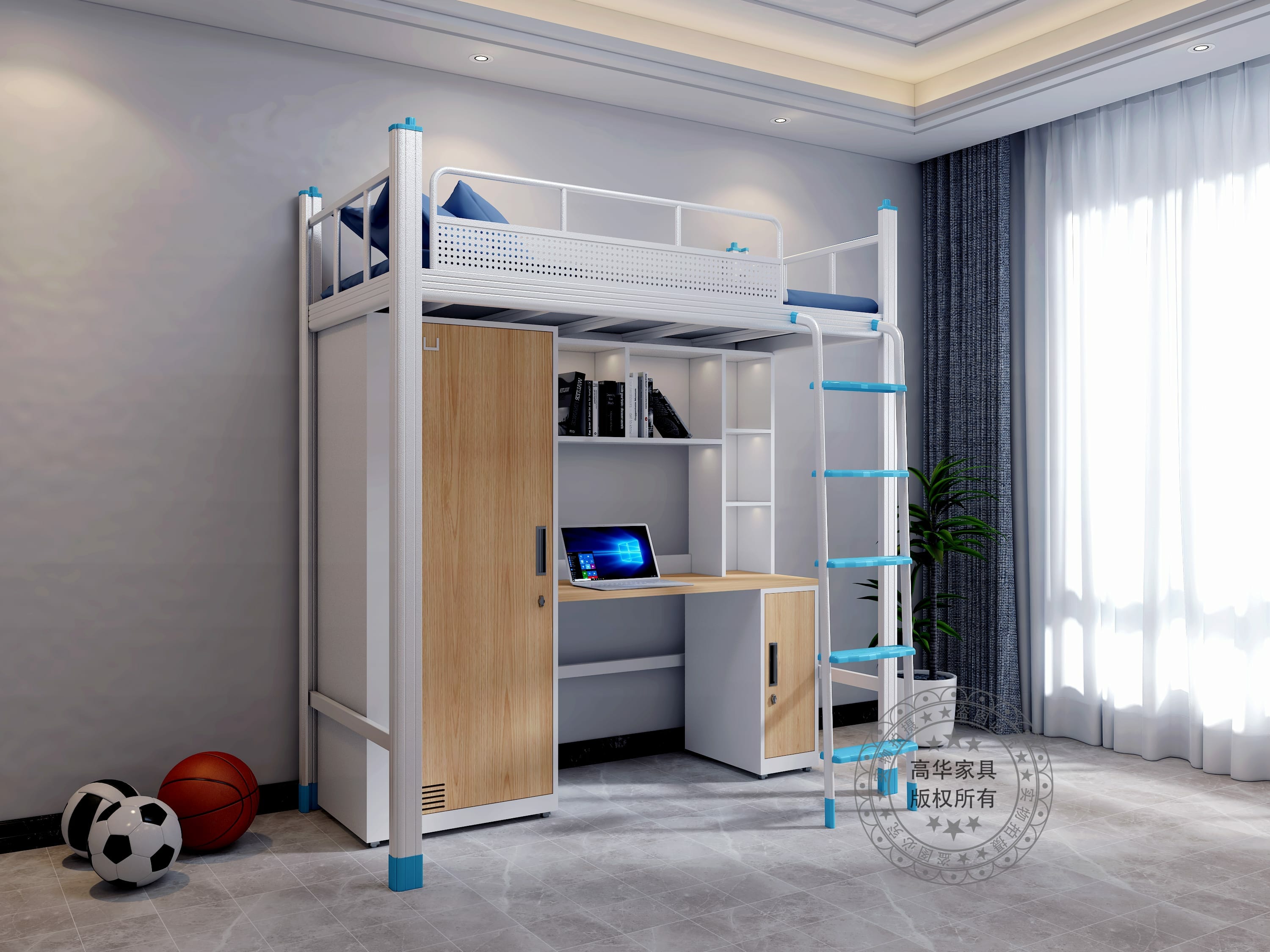 學生公寓床-GH-G-004