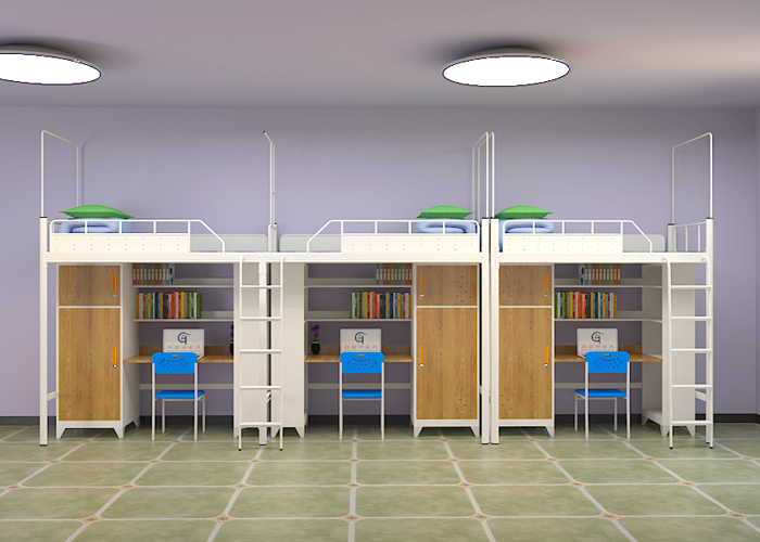 這款學生宿舍鋼制公寓床設計那么時尚且功能齊全應該要好多錢吧？